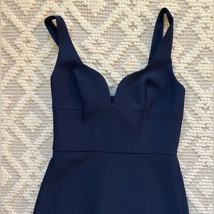 Gorgeous navy blue BCBGMaxAzria dress, never worn!